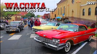 MASSIVE DOWNTOWN CAR SHOW Hot Rods Classic Cars Street Rods Street Machines Muscle Cars 2023 [upl. by Narf]