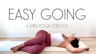 6 Minute Lazy Morning yoga Stretch [upl. by Eerehs521]