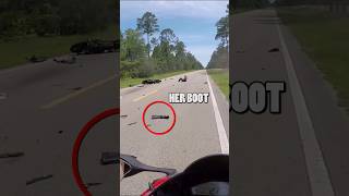 Worst Motorcycle Crash bikelife crash [upl. by Kyl362]