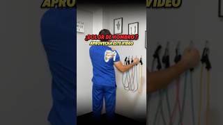 ❗️EJERCICIO PARA DOLOR DE HOMBRO❗️manguitorotador tendon tendinitis fisio doctor tips [upl. by Wylma154]