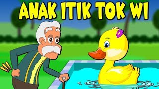 Lagu Kanak Kanak Melayu Malaysia  ANAK ITIK TOK WI [upl. by Ellecrad]