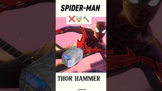 SPIDER MAN WITH THOR HAMMERshorts marvel [upl. by Bellaude]