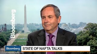 Canadas MacNaughton Remains Optimistic on Nafta Deal [upl. by Irim236]