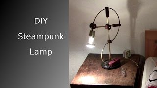 ᐉ DIY Steampunk Lamp [upl. by Ardle864]