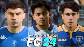 FC 24  BEST YOUNG RW U23 80 POTENTIAL WITH REAL FACES [upl. by Ellebana315]