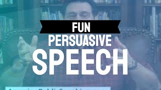 Fun Persuasive Speech Topics [upl. by Arrais]