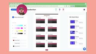Wie stelle ich Farben in der Vorlage im Layoutcreator ein [upl. by Kudva]