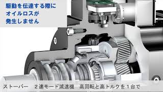 動画 2速モード減速機 2018 1018 [upl. by Asserak]