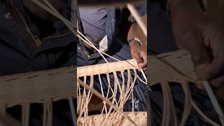 How rattan panelist weaving is done for beds shorts shortsvideo [upl. by Rma]