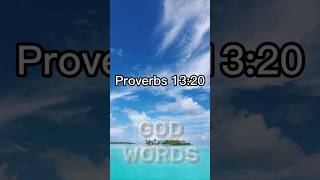 Proverbs 1320 He that walketh with wise men shall be wise bibleverse holybible [upl. by Cheatham889]