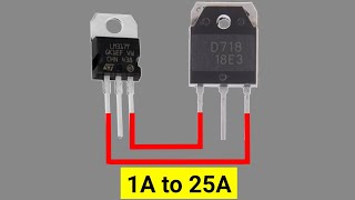 How To Boost Voltage Regulator Current Using Transistors  High Current Voltage Regulator Circuit [upl. by Spiro48]