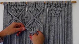 🔴 Macrame  makatka  花边 个别指导 ZDROJOWA TV  DIY  makrama  tutorial [upl. by Calvert650]