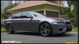 2012 BMW M5 Active Sound Disabled Before and After [upl. by Chao544]