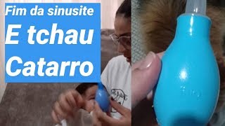 Como limpar o nariz do bebê com soro fisiológico l bebê lucca 2 meses [upl. by Flossi]