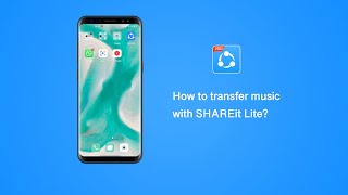 How to share music files with SHAREit Lite [upl. by Ilatan]