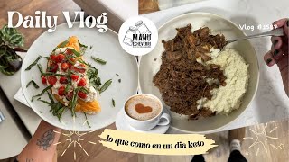 🥩MI DIETA KETO COCINANDO EN CASA  RECETA OMELETTE CROCANTE CAPRESE  VLOG 1587  Manu Echeverri [upl. by Akcirehs]