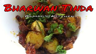 Bharwan Tinda Recipe in Hindi  Stuffed Tinda Recipe  Stuffed Applegourd [upl. by Aropizt773]