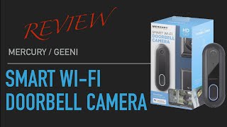 Smart WiFi Doorbell Camera by Merkury Innovations  Geeni [upl. by Leryt378]