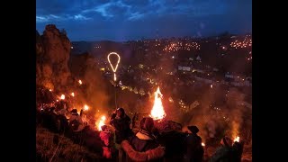 Lichterfest Pottenstein  Lichterlauf am 06012018 [upl. by Skolnik119]