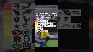 NFL Teams Ranked on How Good Their Logo nfl sports shorts viralvideo [upl. by Schoening]