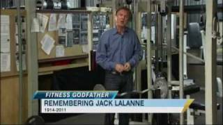 Jack Lalanne Fitness Guru Dies 1242011 [upl. by Lladnarc479]