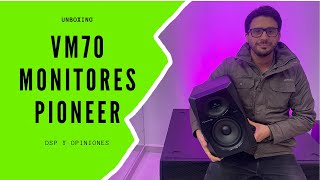 UNBOXING  NUEVOS MONITORES PIONEERDJ VM70  FULL REVIEW EN ESPAÑOL [upl. by Anneh]