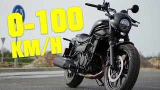 2024 KAWASAKI ELIMINATOR 500 0100 KMH  060 MPH FROM IDLE [upl. by Eeliram]