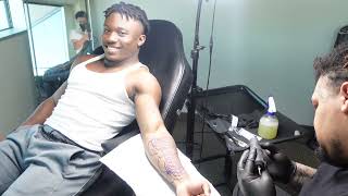 MY FIRST TATTOO AT 18 FULL VLOG EXPERIENCE [upl. by Devaj]