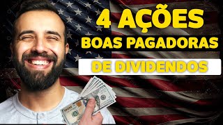 DIVIDENDOS EM DOLAR Ações americanas baratas e pagam bons dividendos 25 ANOS PAGANDO DIVIVDENDOS [upl. by Tharp960]