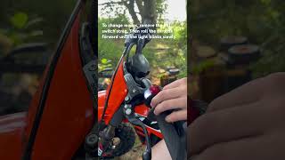 How To Use The KTM SXE 2 on off mode changes ktm electric dirtbike ktmsxe2 [upl. by Notak]