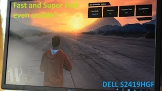 Dell S2419HGF Response time  Is Fast and Super Fast even usable [upl. by Mihar]