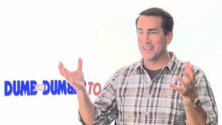 Dumb and Dumber To Rob Riggle Official Movie Interview  ScreenSlam [upl. by Darn888]