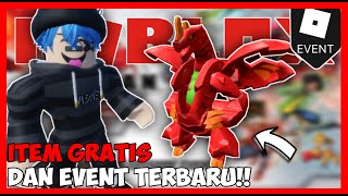 🏆EVENT  ITEM GRATIS DAN EVENT TERBARU Official Bakugan Launch Party  ROBLOX INDONESIA [upl. by Stanwin314]