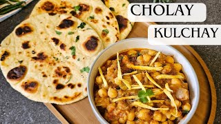 Matar Kulcha Recipe  Cholay kulchy Recipe  Kulcha on tawa  How to Make Kulchy Cholay [upl. by Hibbert]