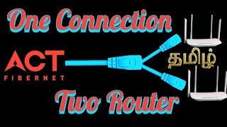 How To Connect Second Router From All Network ACT Fibernet  JIO  Airtel Without Signal Loss Tamil [upl. by Britteny]