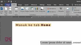 Cara memiringkan teks di word dengan cepat [upl. by Enitselec]