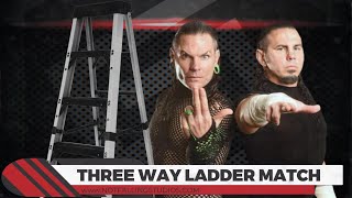 The Hardy Boys VS The Young Bucks VS The Supernaturals LADDER MATCH FULL MATCH [upl. by Carmelina141]