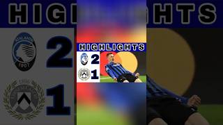 Atalanta vs Udinese  Atalanta Udinese  Highlights and Goals Serie A Liga Italia [upl. by Siramad]