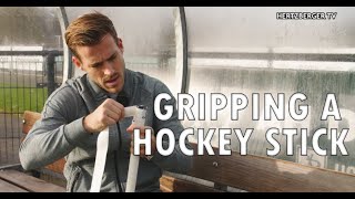 Gripping a hockey stick  Hertzberger TV  Tutorial [upl. by Nonad]