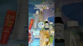 shortsyoutube Night Skin Care  skin care products 🧏‍♀️✨🧼🚿 [upl. by Oirobil]