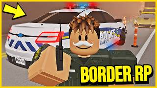 I Joined The BORDER PATROL in ERLC [upl. by Osnofla]