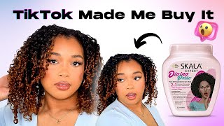 I TRIED A VIRAL BRAZILIAN HAIR PRODUCT AND IM AMAZED WASH N GO USING SKALA [upl. by Akeme]