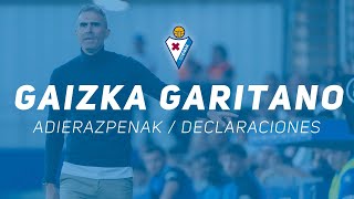 ADIERAZPENAK  Gaizka Garitano  Huesca vs SD Eibar [upl. by Comptom605]