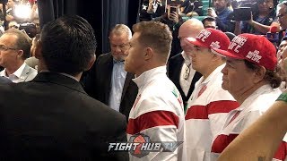 BEHIND THE SCENES WITH CANELO ALVAREZ MOMENTS BEFORE SERGEY KOVALEV MISSED WEIGHT [upl. by Aryan103]