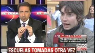 C5N  EDUCACION ESCUELAS TOMADAS OTRA VEZ PARTE 1 [upl. by Melosa]