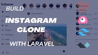 53 Create Livewire Sidebar Mastering Laravel Build Instagram Clone with Livewire [upl. by Arraek]