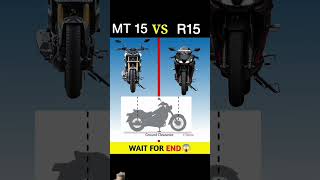 Mt15 VS R15 🏍️🏍️ shorts automobile mt15vsr15 mt15vsr15v4 yamahamt15vstvs motovlog mt15 biker [upl. by Ledairam291]