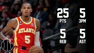 Dejounte Murray Highlights  Hawks vs 76ers  10th Jan 2024 [upl. by Assenahs]