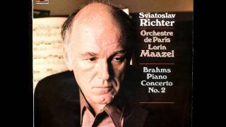 24 Richter  Maazel Brahms Piano concerto No 2 [upl. by Aysab]