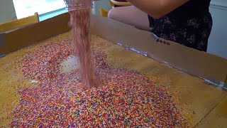 Guy Pours A MILLION SPRINKLES On A Cake  Whats Trending Now [upl. by Eenert]